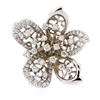 Image 1 : 14KT White Gold 1.29 ctw Diamond Ring