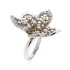 Image 3 : 14KT White Gold 1.29 ctw Diamond Ring