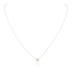 14KT White Gold 0.28 ctw Diamond Necklace