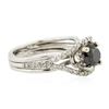 Image 2 : 14KT White Gold 1.54 ctw Diamond Ring