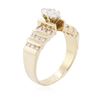 Image 3 : 14KT Yellow Gold 1.00 ctw Diamond Ring