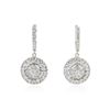 Image 1 : 14KT White Gold 2.48 ctw Diamond Earrings