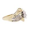 Image 2 : 10KT Yellow Gold 0.10 ctw Diamond Ring