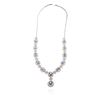 Image 1 : 14KT White Gold 10.44 ctw Tanzanite and Diamond Necklace
