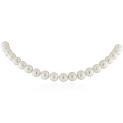 14KT White Gold Pearl Necklace