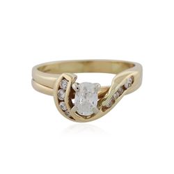 14KT Yellow Gold 0.50 ctw Diamond Ring