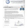Image 3 : 14KT White Gold 24.75 ctw Tanzanite and Diamond Earrings