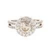 Image 1 : 14KT White Gold 2.10 ctw Diamond Ring