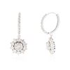 Image 2 : 14KT White Gold 5.04 ctw Diamond Earrings