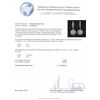Image 3 : 14KT White Gold 5.04 ctw Diamond Earrings