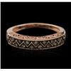 Image 1 : 14KT Rose Gold 0.20 ctw Diamond Ring