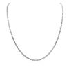 Image 1 : 14KT White Gold Circle Link Chain