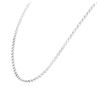 Image 3 : 14KT White Gold Circle Link Chain
