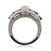 Image 3 : 18KT White Gold 2.19 ctw Diamond Ring