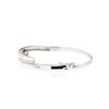 Image 2 : 14KT White Gold 1.46 ctw Diamond Bangle Bracelet