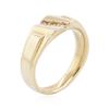 Image 3 : 14KT Yellow Gold 0.10 ctw Diamond Ring