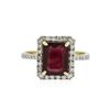 Image 1 : 14KT Yellow Gold 3.34 ctw Ruby and Diamond Ring