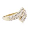 Image 2 : 10KT Yellow Gold 0.50 ctw Diamond Ring