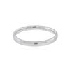 Image 1 : Platinum Beveled Band Ring