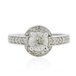 14KT White Gold 1.12 ctw Diamond Ring