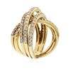 Image 3 : 18KT Yellow Gold 1.62 ctw Diamond Ring