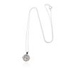 Image 1 : 14KT White Gold 0.60 ctw Diamond Pendant with Chain