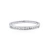 Image 1 : 14KT White Gold 0.16 ctw Diamond Ring