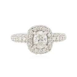 14KT White Gold 1.29 ctw Diamond Ring