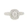 Image 1 : 14KT White Gold 1.29 ctw Diamond Ring