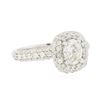 Image 2 : 14KT White Gold 1.29 ctw Diamond Ring