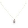 Image 1 : 10KT Yellow Gold 0.25 ctw Diamond Pendant With Chain