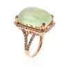 Image 3 : 14KT Rose Gold 25.76 ctw Tourmaline and Diamond Ring