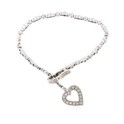 14KT White Gold 0.68 ctw Diamond Bracelet