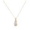 Image 1 : 14KT Yellow Gold 1.20 ctw Diamond Pendant With Chain