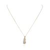 Image 2 : 14KT Yellow Gold 1.20 ctw Diamond Pendant With Chain