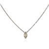 Image 1 : 14KT White Gold 0.25 ctw Diamond Solitaire Necklace