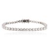 Image 1 : 18KT White Gold 7.06 ctw Diamond Tennis Bracelet