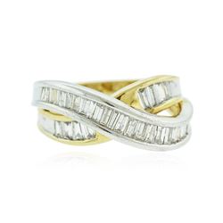 14KT Two-Tone Gold 1.40 ctw Diamond Ring