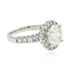 Image 3 : 14KT White Gold 2.22 ctw SI-1/Light Yellow Diamond Ring