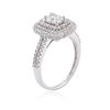 Image 3 : 14KT White Gold 1.51 ctw Diamond Ring