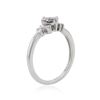 Image 3 : 10KT White Gold 0.10 ctw Diamond Ring