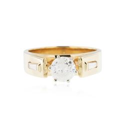 14KT Yellow Gold 0.69 ctw Diamond Ring