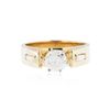 Image 1 : 14KT Yellow Gold 0.69 ctw Diamond Ring