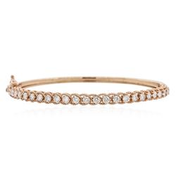 14KT Rose Gold 1.59 ctw Diamond Bracelet