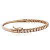 Image 2 : 14KT Rose Gold 1.59 ctw Diamond Bracelet