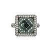Image 1 : 18KT White Gold 3.00 ctw Tourmaline and Diamond Ring