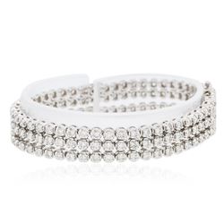 14KT White Gold 6.54 ctw Diamond Bracelet