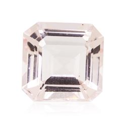 5.53 ctw. Natural Square Princess Cut Morganite