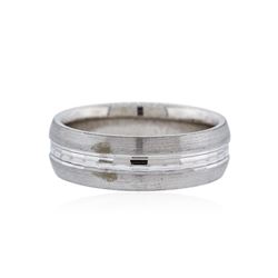 14KT White Gold Band Ring