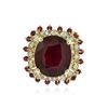 Image 1 : 14KT Yellow Gold 20.08 ctw Ruby and Diamond Ring